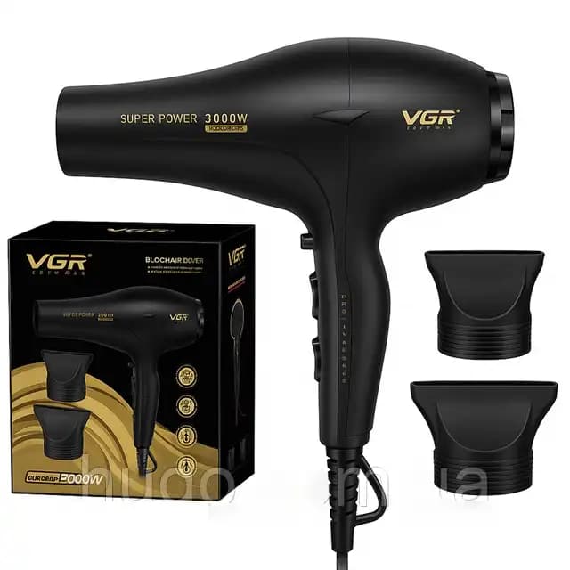 سشوار حرفه ای وی جی آر vgr v-406 — تصویر ۴