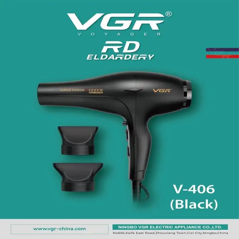 سشوار حرفه ای وی جی آر vgr v-406 — تصویر ۵