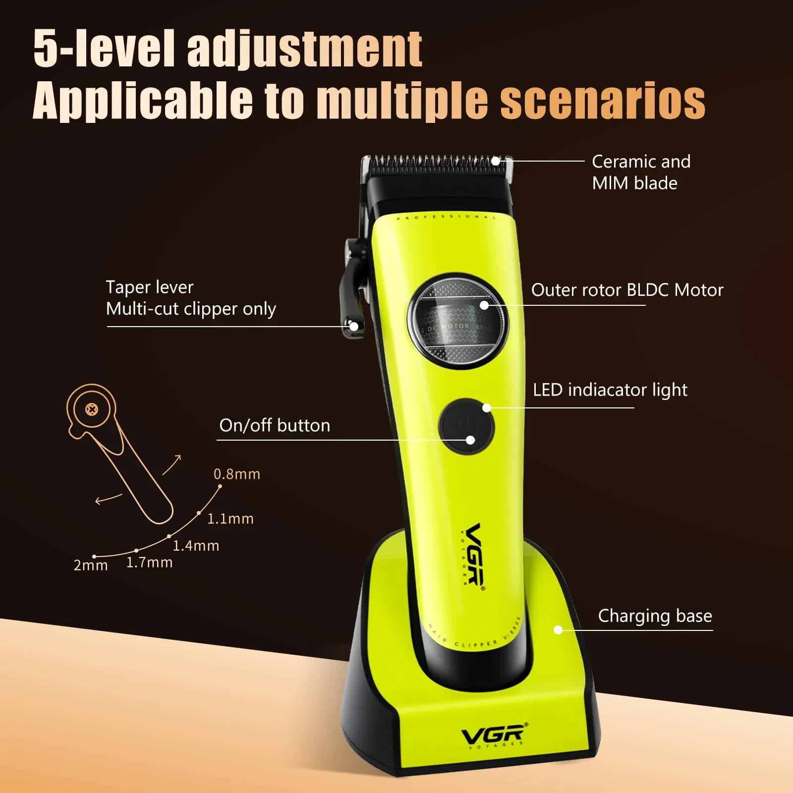 ماشین اصلاح وی جی آر VGR V-880C — تصویر ۱۲