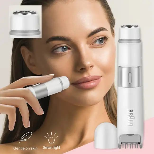 شیور اصلاح صورت و بدن بانوان براون BRAUN BS2000 — تصویر ۶