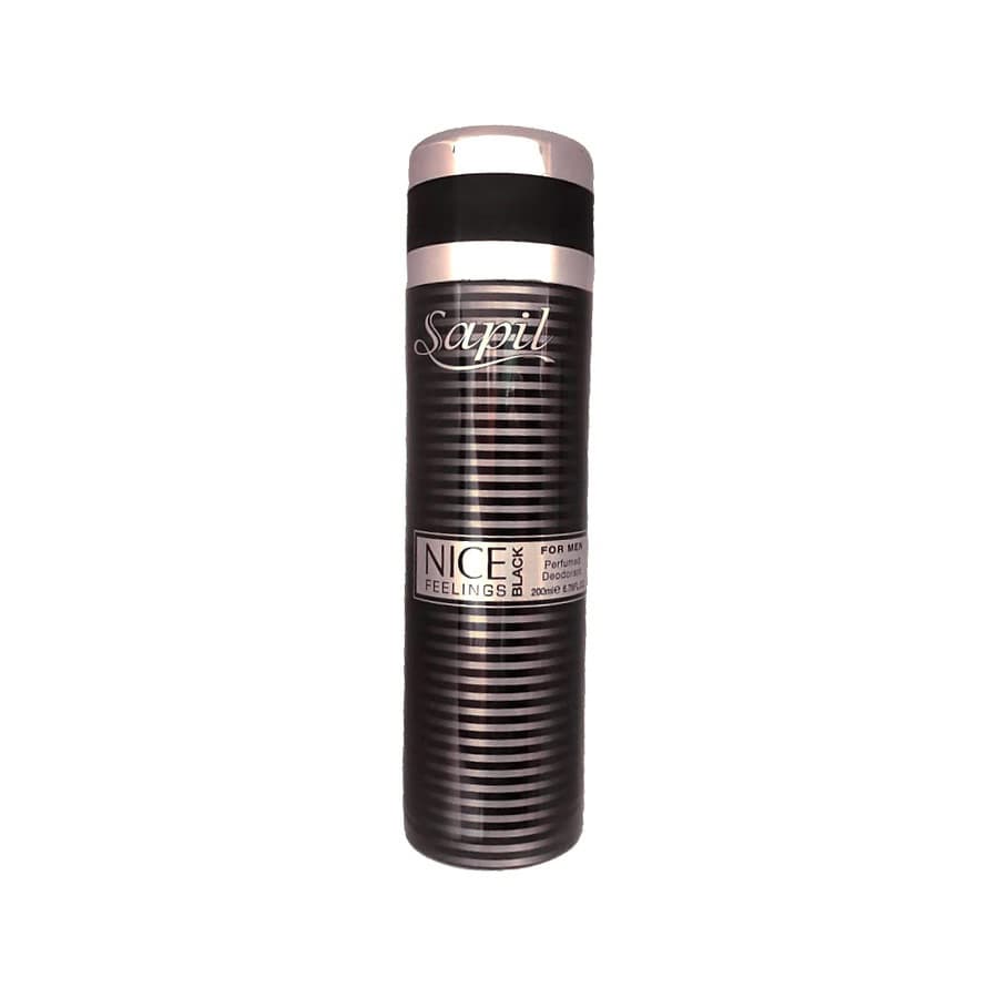 اسپری نایس مشکی black nice مردانه اصلی حجم 200 میلی لیتر — تصویر ۲