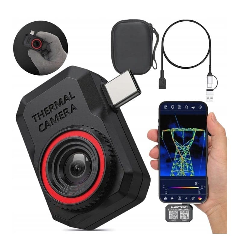 دوربین حرارتی HABOTEST HT820 برای گوشی اندروید، دوربین حرارتی مادون قرمز، دوربین ترموگرافی — تصویر ۳
