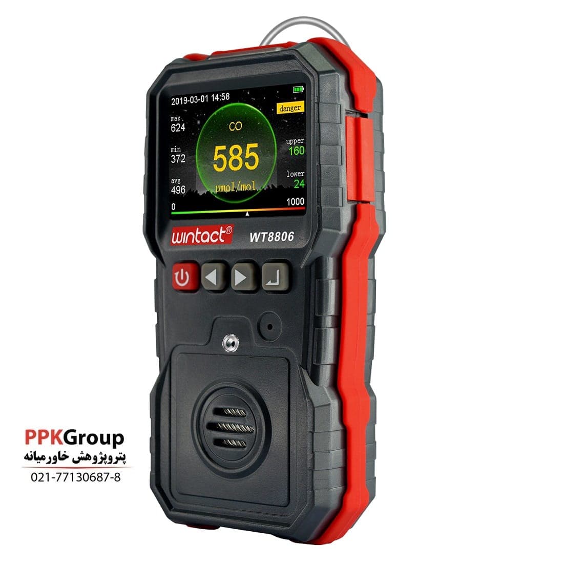 گازسنج مونوکسید کربن CO مدل WINTACT WT8806 — تصویر ۳