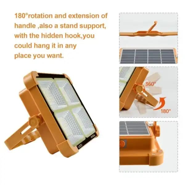 چراغ کمپینگ solar مدل led light d08 — تصویر ۸