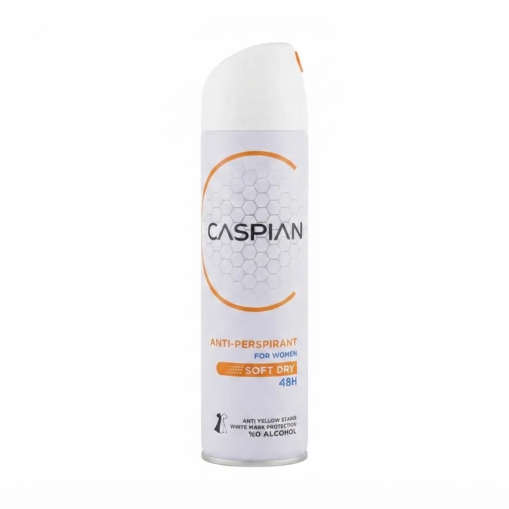 اسپری ضد تعریق زنانه 150 میل مدل soft dry کاسپین