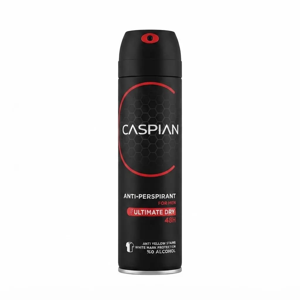 اسپری ضد تعریق مردانه 150 میل مدل ultimate dry کاسپین — تصویر ۲