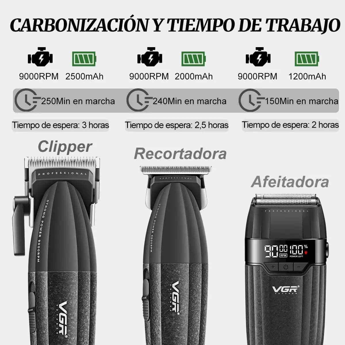 پک ماشین اصلاح VGR وی جی آر V-640S (رنگ سبز)