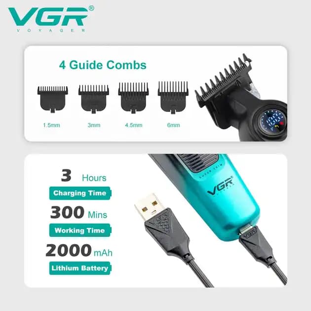 پک ماشین اصلاح vgr وی جی آر v-196+996 — تصویر ۶