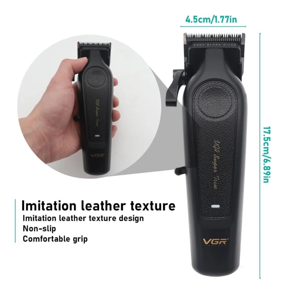 پک ماشین اصلاح VGR وی جی آر V-197 + 995 — تصویر ۴