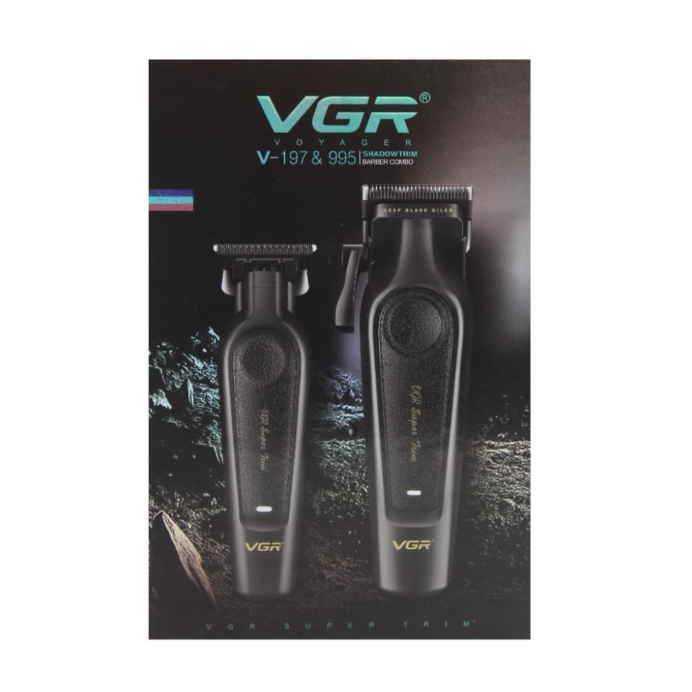 پک ماشین اصلاح VGR وی جی آر V-197 + 995 — تصویر ۵