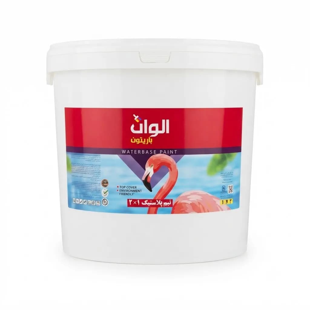 رنگ نیم پلاستیک 25 کیلویی الوان