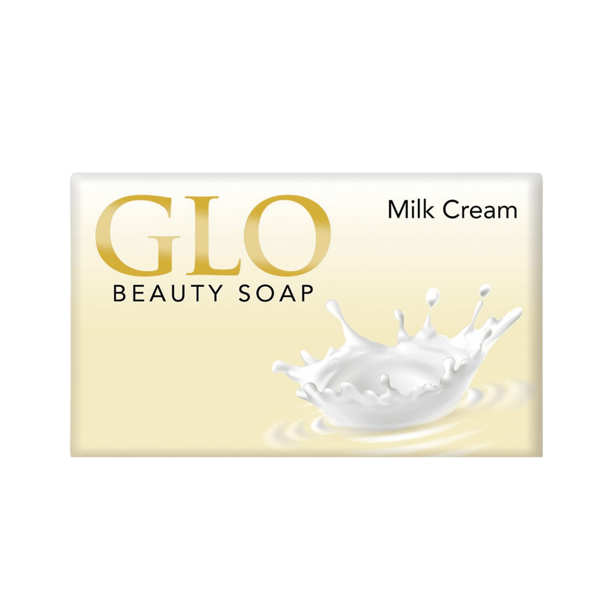 صابون GLO با عصاره شیر Milk بسته 6 عددی