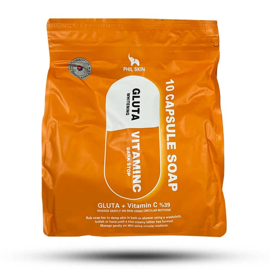 صابون کپسولی فیل اسکین Phil Skin حاوی گلوتا و ویتامین سی وزن 105 گرم — تصویر ۲