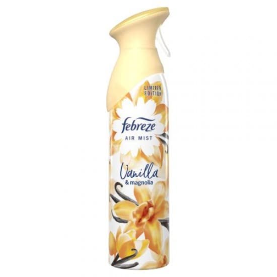 اسپری خوشبو کننده هوا فبریزه febreze رایحه وانیل و گل مگنولیا حجم 185 میلی لیتر