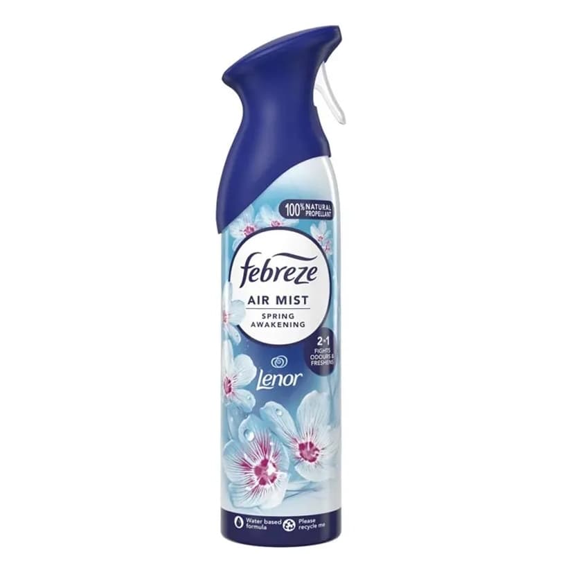 اسپری خوشبو کننده هوا فبریزه febreze رایحه شکوفه های آبی حجم 185 میلی لیتر