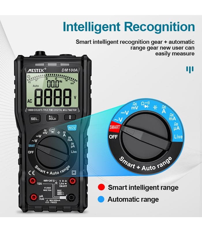 مولتی متر دیجیتال مستک مدل DM100A — تصویر ۵