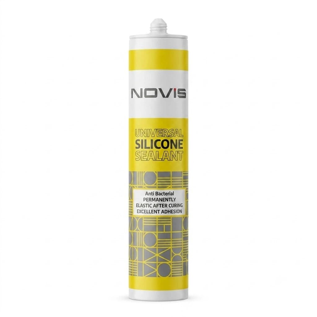 چسب سوپر سیلیکون شفاف 325 گرمی NOVIS — تصویر ۴