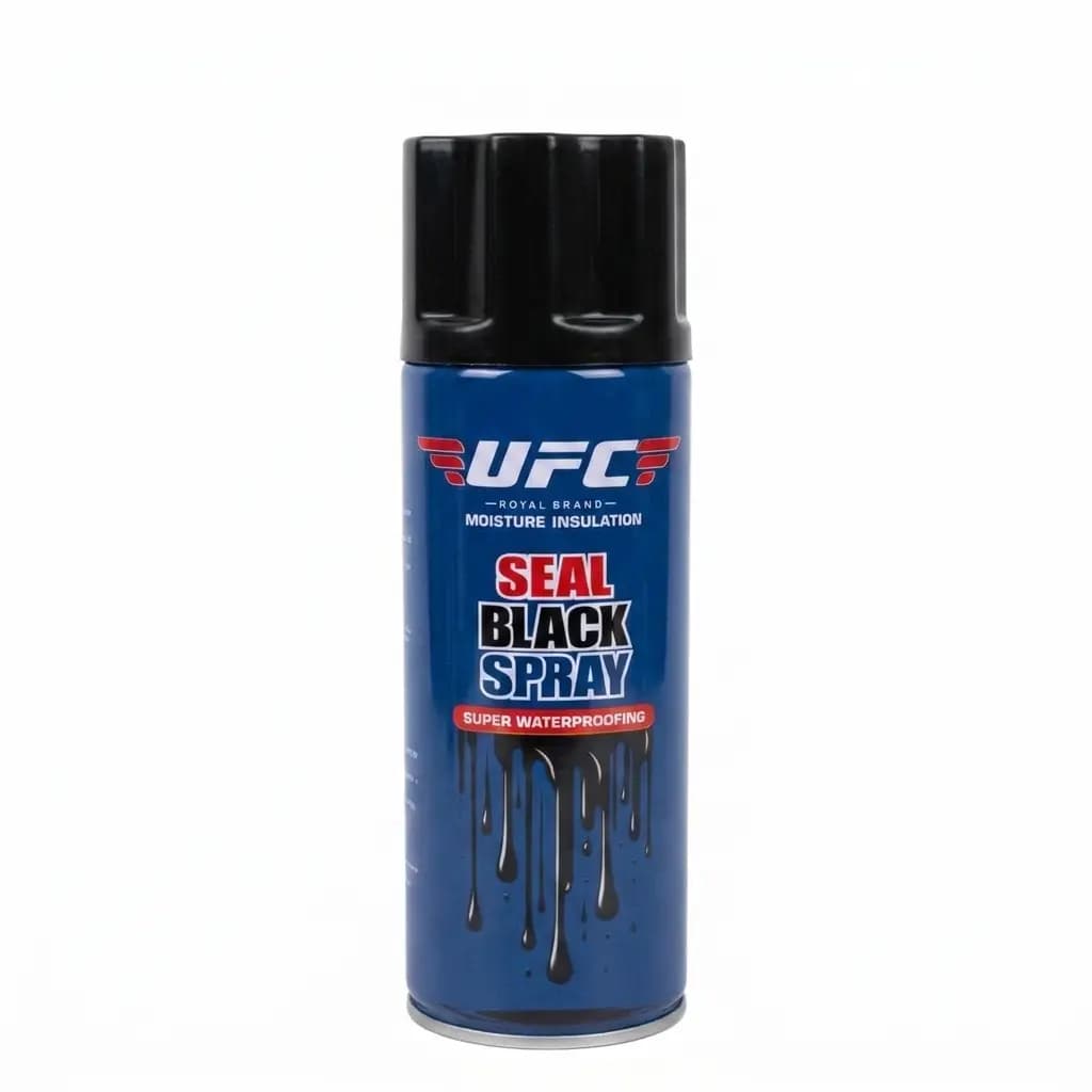 اسپری قیر (عایق رطوبتی مشکی) 450 میل UFC