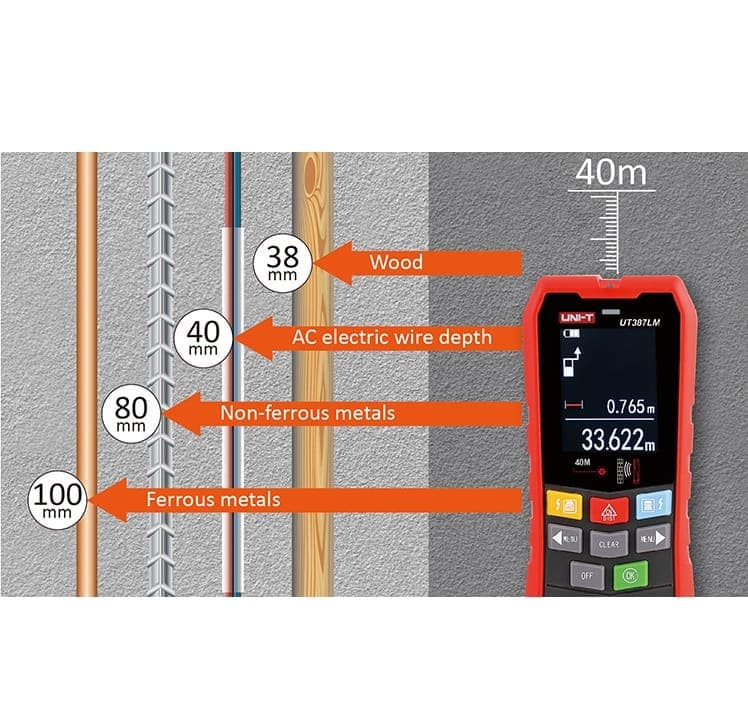 اسکنر دیوار یونیتی UNI-T UT387E — تصویر ۳