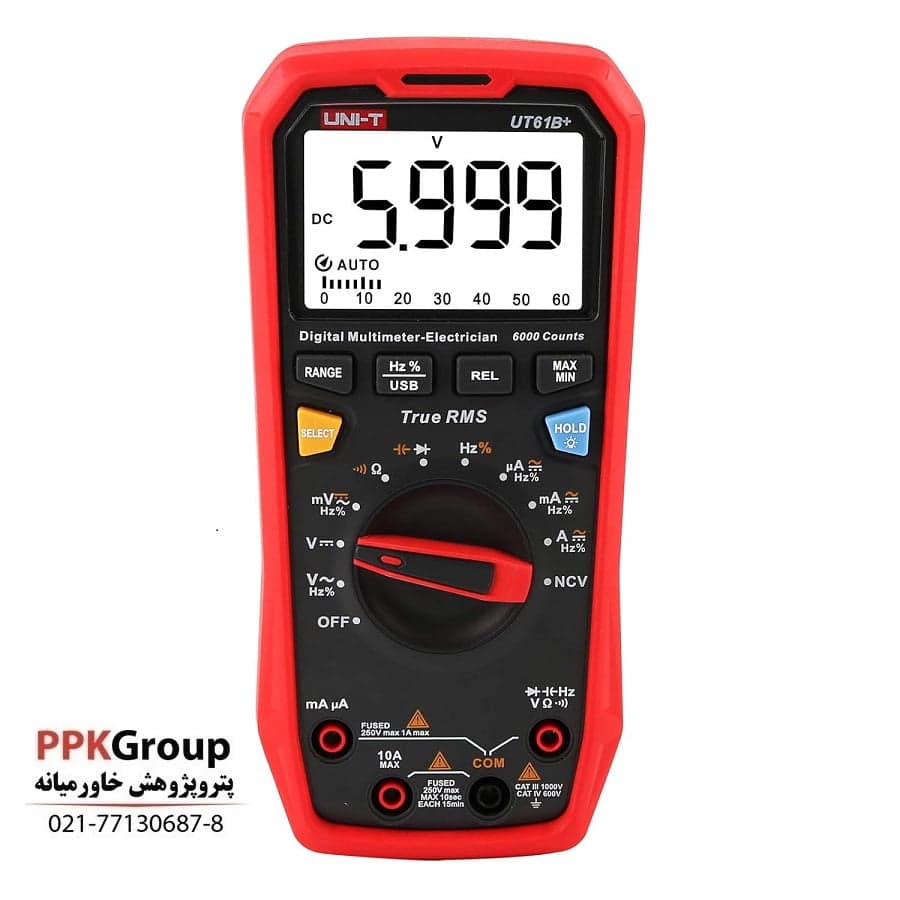 مولتی متر دیجیتال یونی-تی مدل +UT61B — تصویر ۲