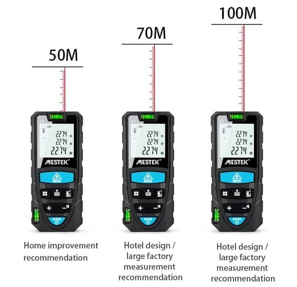 متر لیزری دیجیتال مستک مدل S6 100M — تصویر ۷