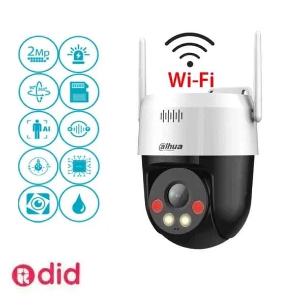 دوربین مداربسته داهوا بیسیم 2 mp مدل SD2A200HB-GN-AW-PV-S2 — تصویر ۳