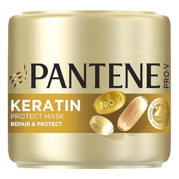ماسک مو پنتن محافظ و ترمیم کننده- حاوی کراتین 300 میل Pantene Repair & Protect Keratin Protect Mask — تصویر ۱۰