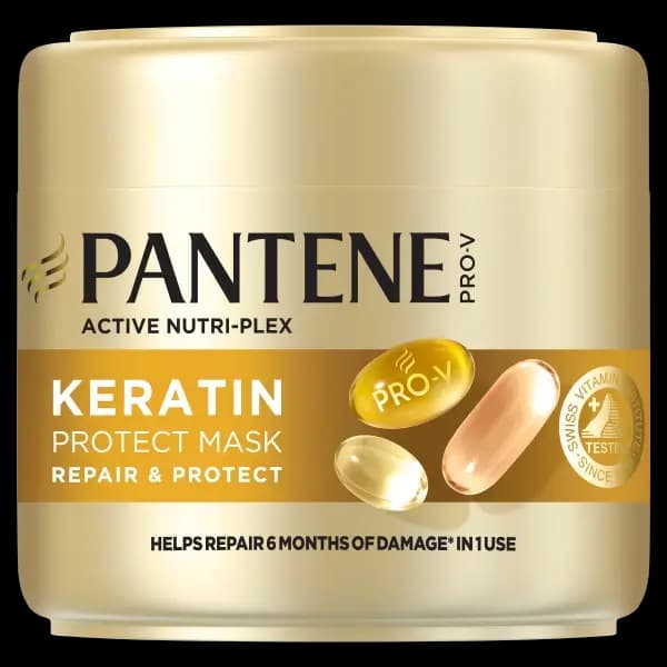 ماسک مو پنتن محافظ و ترمیم کننده- حاوی کراتین 300 میل Pantene Repair & Protect Keratin Protect Mask