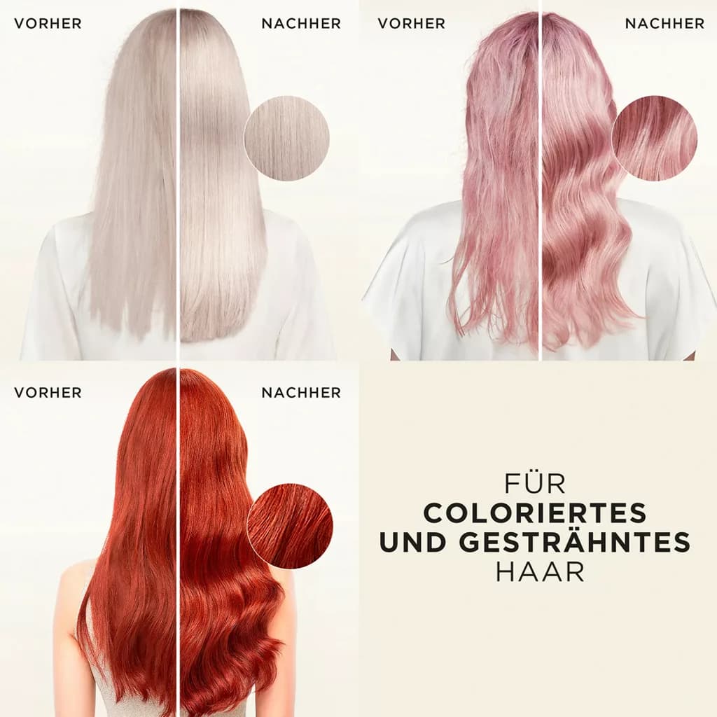 ماسک مو پنتن محافظت و تثبیت موهای رنگ‌شده حاوی کراتین 300 میل Pantene Keratin Colour Protect — تصویر ۹