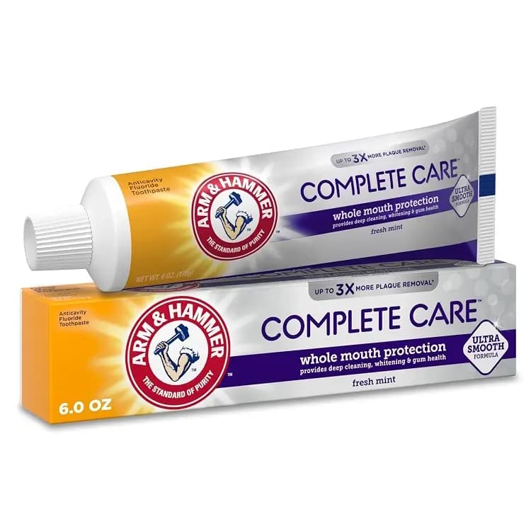 خمیر دندان آرم اند هامر محافظت کامل و چندمنظوره 170 گرم Arm & Hammer Complete Care — تصویر ۸