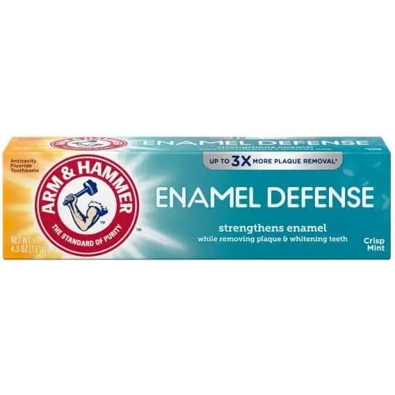 خمیر دندان آرم اند هامر محافظ مینا 121 گرم Arm & Hammer Enamel Defense — تصویر ۳