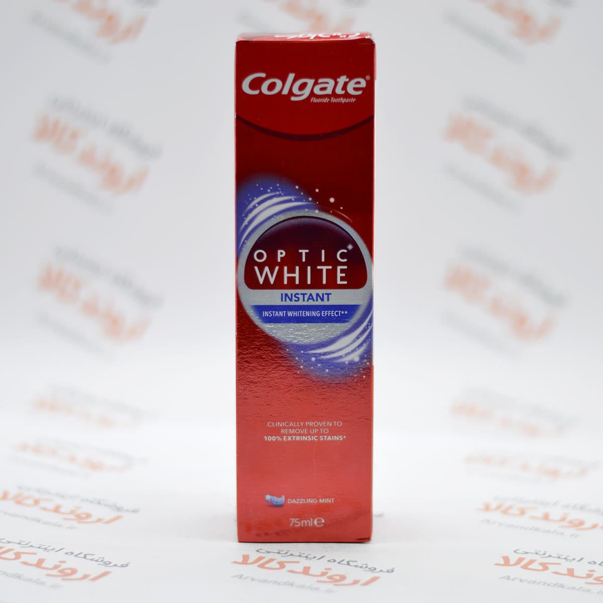خمیر دندان کلگیت اپتیک وایت سفید کننده فوری 75 میل Colgate Optic White Instant — تصویر ۶
