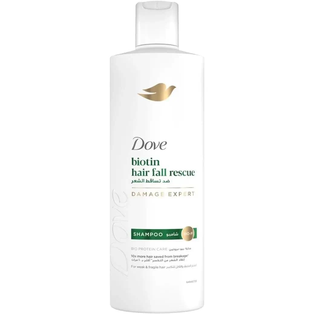 شامپو ضد ریزش و تقویتکننده داو حاوی بیوتین 400 میل Dove Biotin Hair Fall Rescue — تصویر ۲