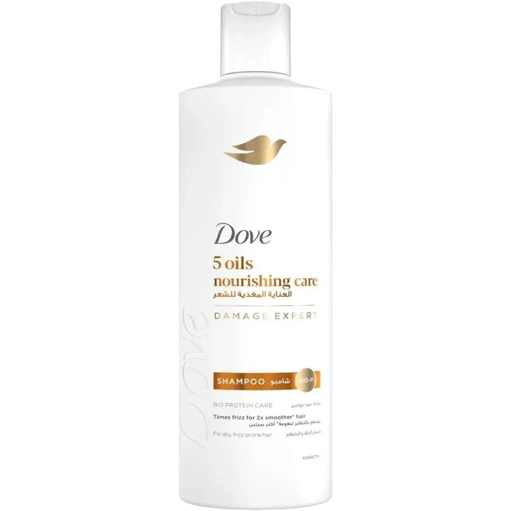 شامپو کنترل‌کننده وز داو حاوی ۵ روغن مغذی 400 میل Dove 5 Oils Nourishing Care