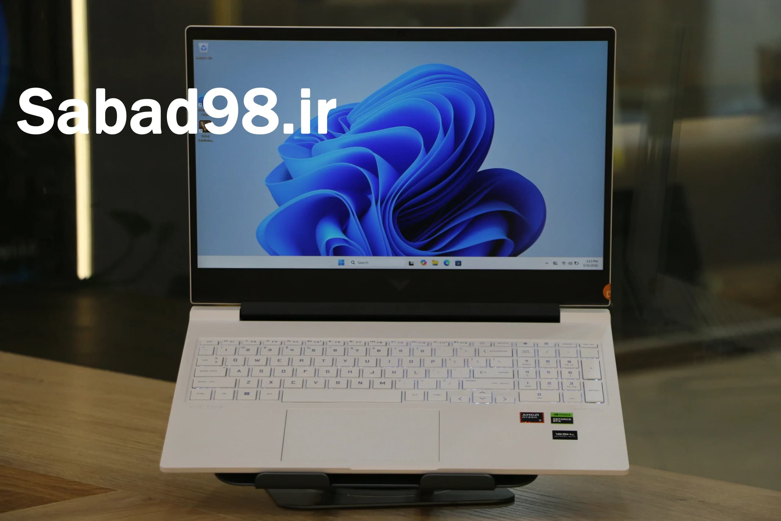 لپ تاپ HP Victus 16 Ryzen 7 8845HS | 16GB | SSD 1TB | RTX 4060 8GB | 16.1 inch FHD 165Hz RGB — تصویر ۲