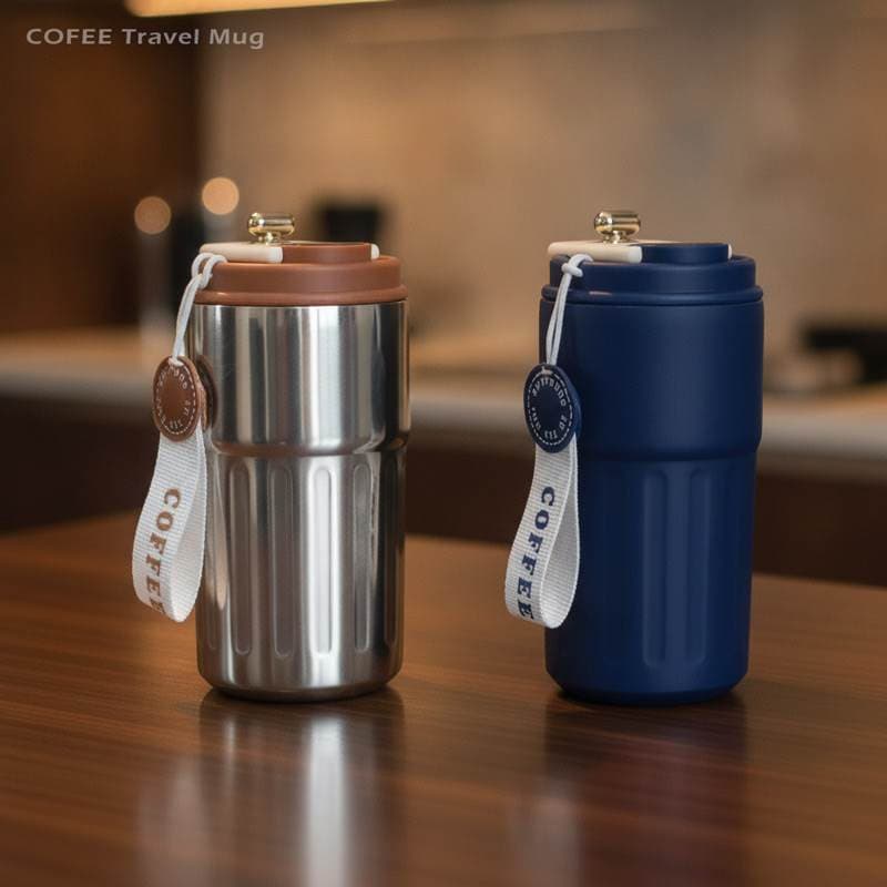تراول ماگ دماسنج دار COFEE — تصویر ۸