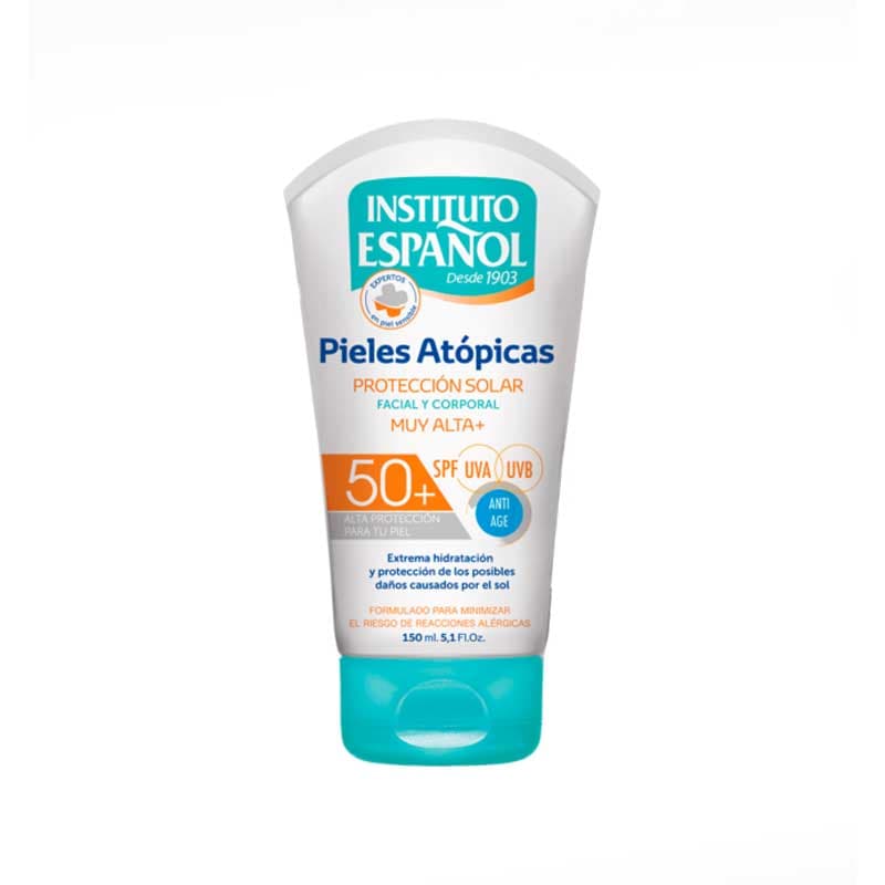 ضد آفتاب اسپانول مخصوص پوست آتوپیک و حساس صورت و بدن ۱۵۰ میل Instituto Espanol Sun Protection SPF 50+ — تصویر ۵