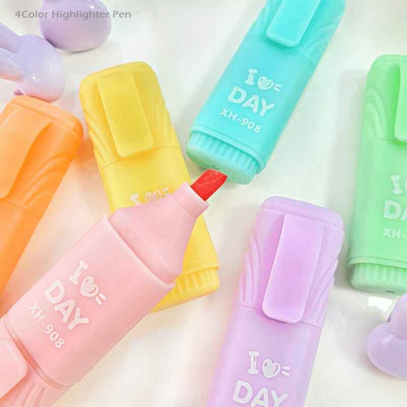 بسته 4 عددی ماژیک هایلایت مدل I Love Day — تصویر ۳
