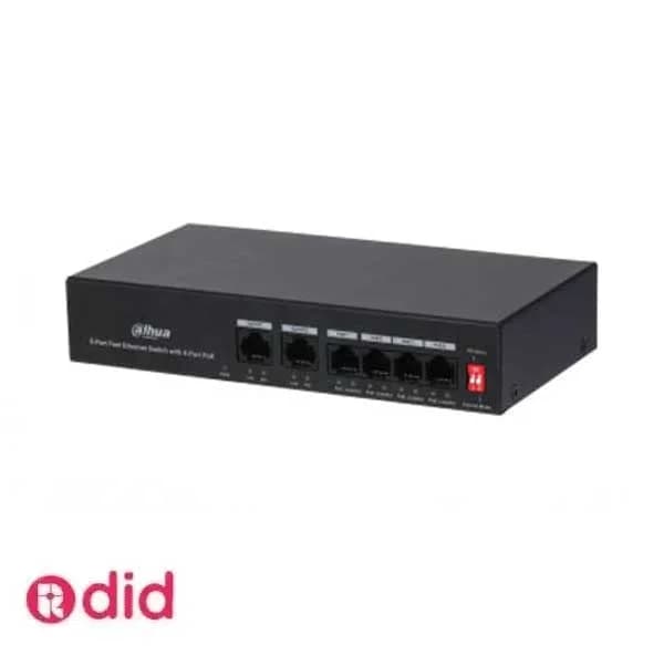 سوئیچ PoE داهوا DH-PFS3006-4ET-36 (4 پورت) — تصویر ۳