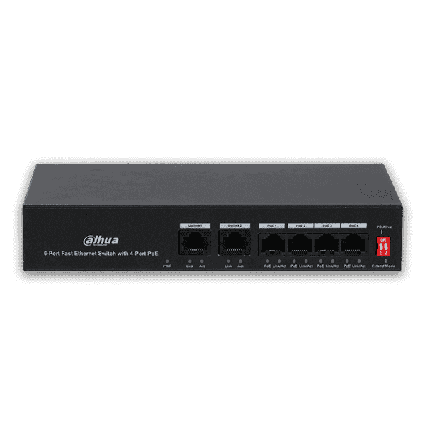 سوئیچ PoE داهوا DH-PFS3006-4ET-36 (4 پورت) — تصویر ۱۲