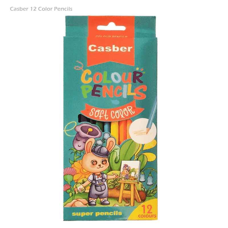 مداد رنگی 12 رنگ Casber — تصویر ۲