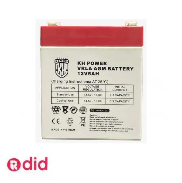 باتری 12 ولت 5 آمپر KH Power