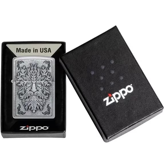 فندک زیپو طرح مرد سبز Zippo 48906 Green Man Irish — تصویر ۵
