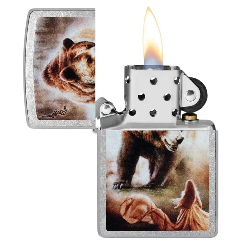 فندک زیپو طرح هنری کلودیو مازی Zippo 48330 Mazzi — تصویر ۳