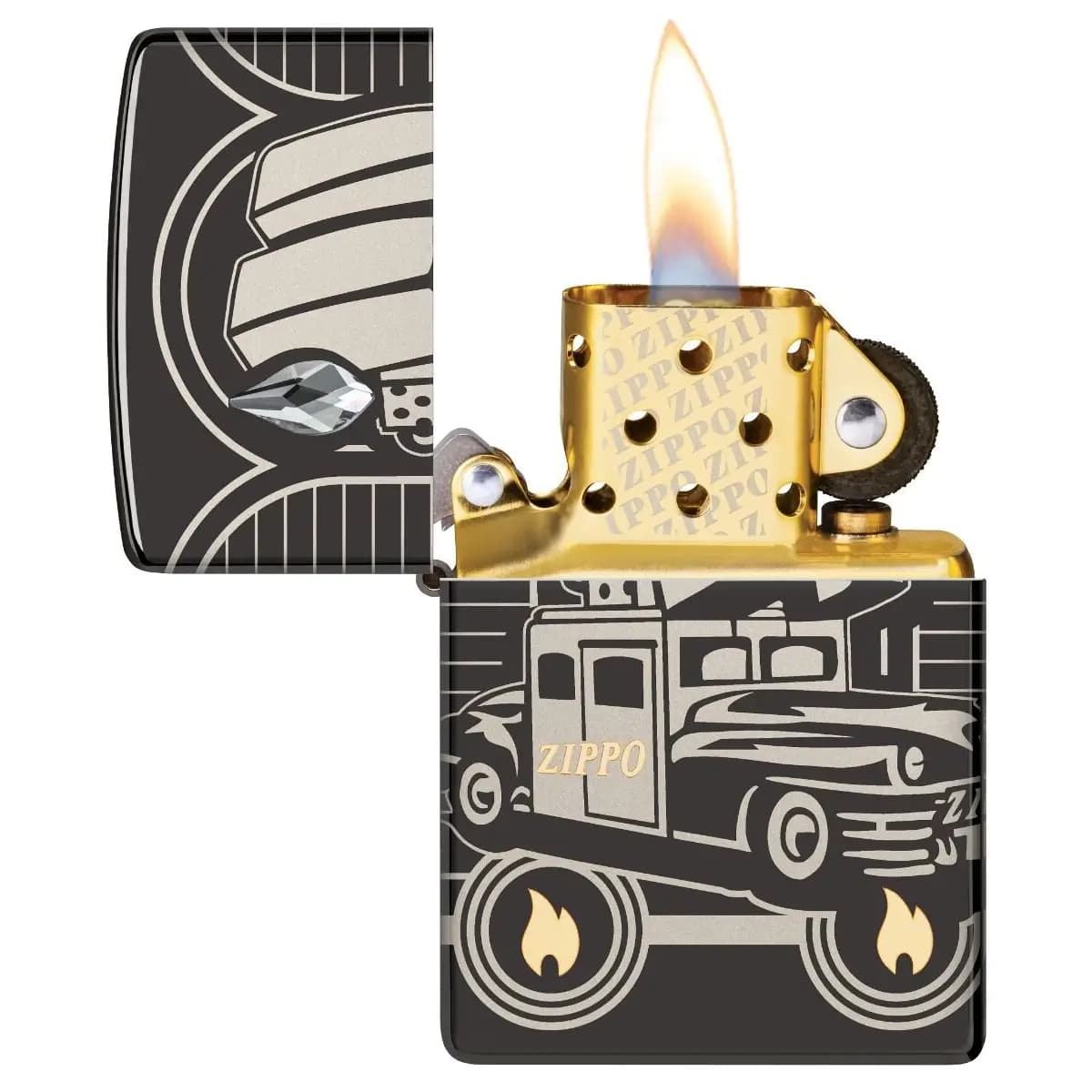 فندک زیپو آرمورکیس Zippo 48693 Car 75th Anniversary EMEA Collectible of the Year 2023 — تصویر ۵