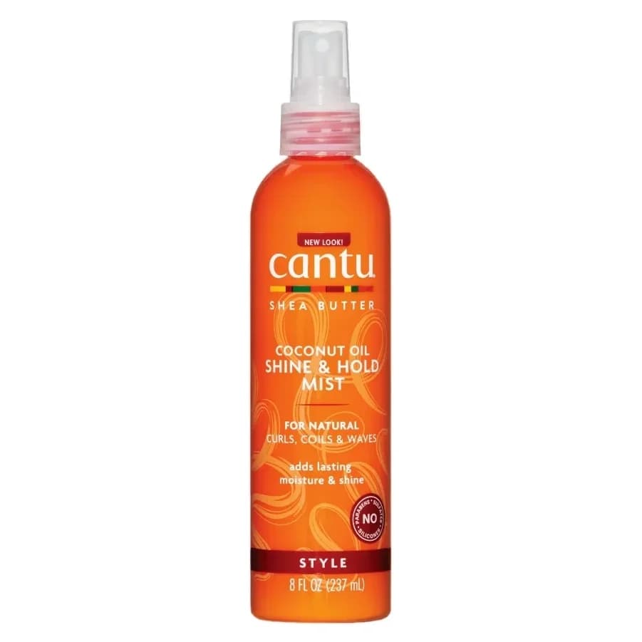 اسپری درخشان‌کننده و تثبیت‌کننده روغن نارگیل کانتو 237 میل Cantu Coconut Oil Shine & Hold Mist — تصویر ۱۱
