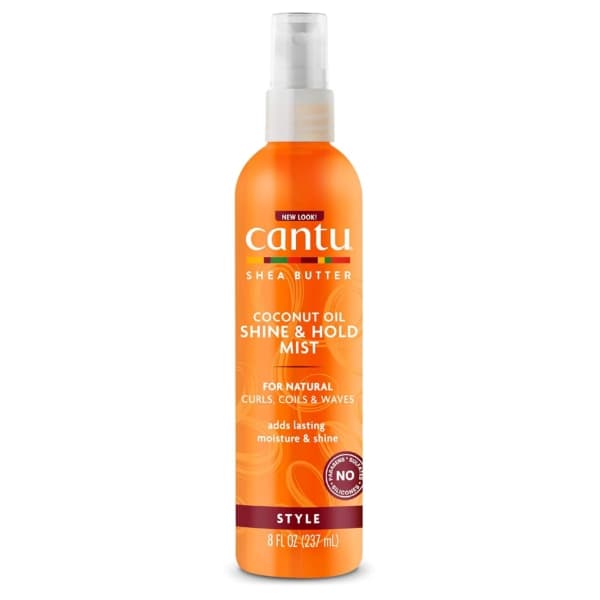 اسپری درخشان‌کننده و تثبیت‌کننده روغن نارگیل کانتو 237 میل Cantu Coconut Oil Shine & Hold Mist — تصویر ۱۰