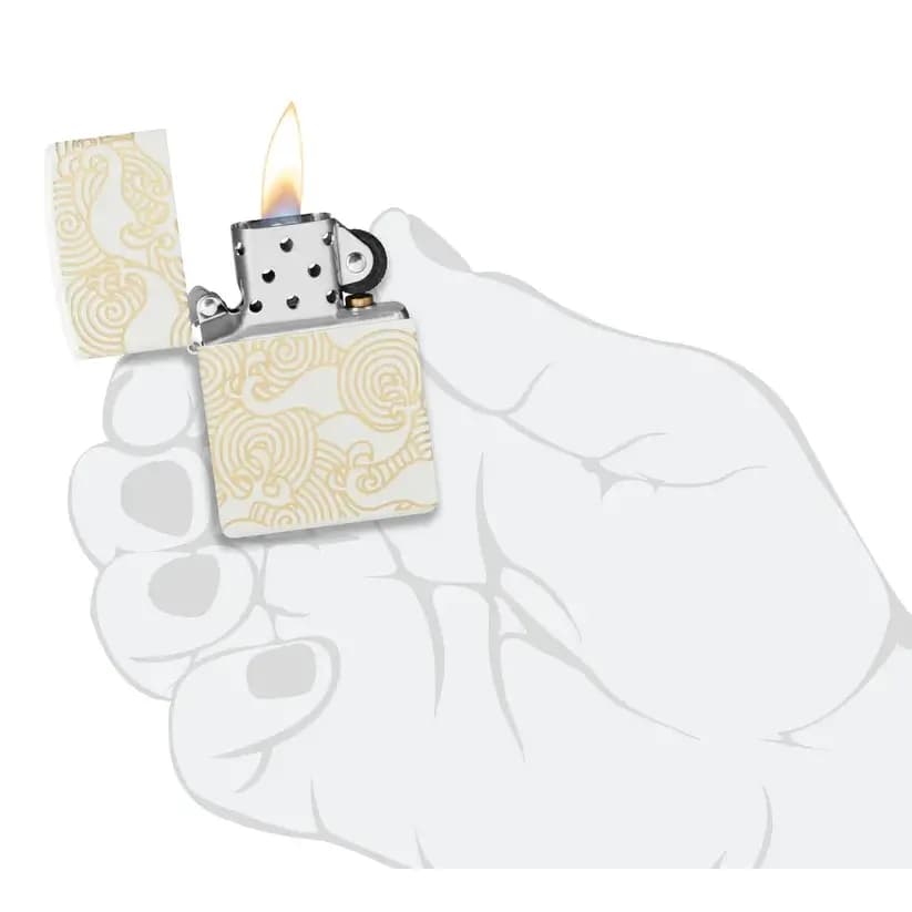 فندک زیپو Zippo 48909 Waves Design — تصویر ۵