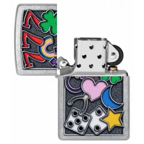 فندک زیپو Zippo 48682 All Luck Design — تصویر ۴