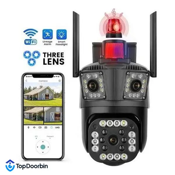 دوربین مدار بسته اسپید دام سیمکارتی ۸ مگاپیکسل مدل A4H-2-V380 PRO با قابلیت دید در شب — تصویر ۹